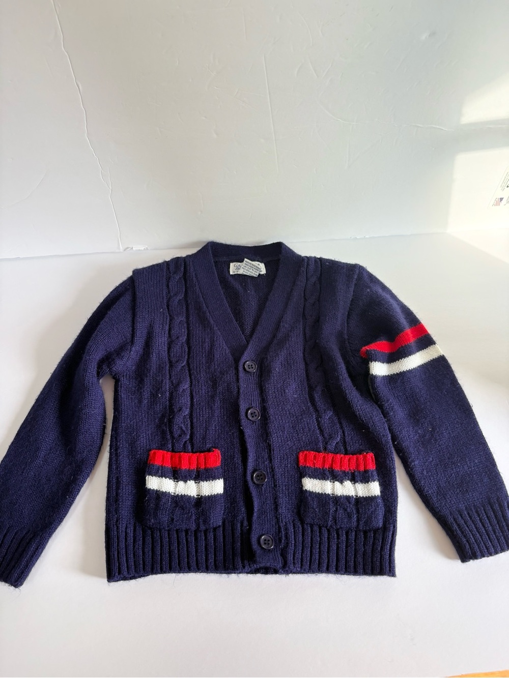 Vintage Kids Button Up Cardigan